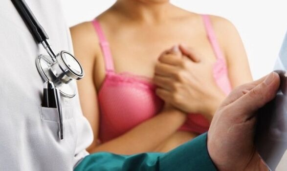 examination by the doctor before breast augmentation
