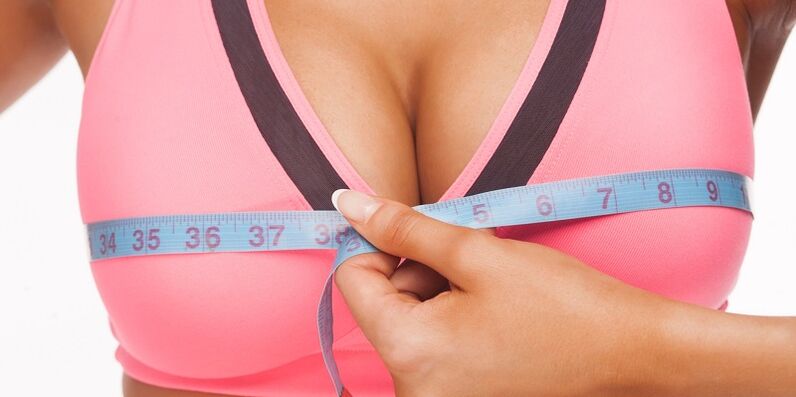 breast size measurement after enlargement